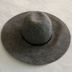 Hinge Nordstrom Floppy Wool Hat Grey